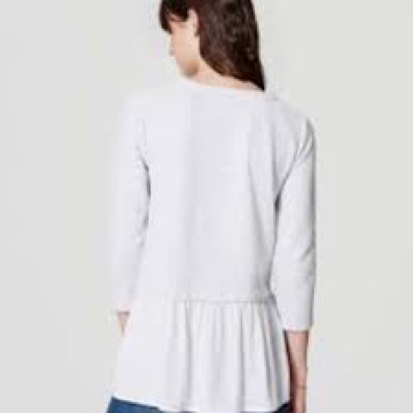 LOFT Layered Pullover Sweater Top - Picture 3 of 8